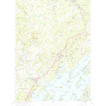 United States Geological Survey Freeport, ME (1957, 62500-Scale) digital map