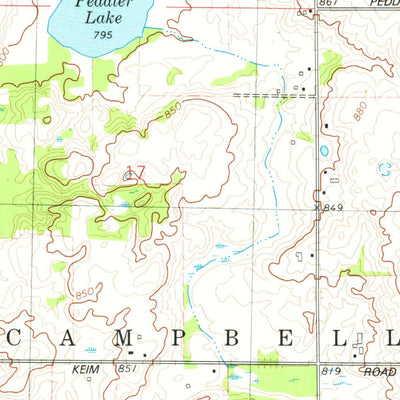 United States Geological Survey Freeport, MI (1978, 24000-Scale) digital map