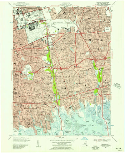 United States Geological Survey Freeport, NY (1955, 24000-Scale) digital map
