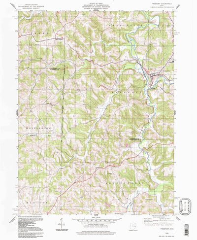 United States Geological Survey Freeport, OH (1994, 24000-Scale) digital map