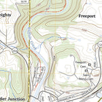 United States Geological Survey Freeport, PA (2023, 24000-Scale) digital map