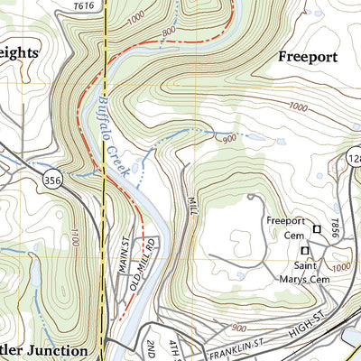 United States Geological Survey Freeport, PA (2023, 24000-Scale) digital map