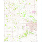 United States Geological Survey Freeport West, IL (1971, 24000-Scale) digital map