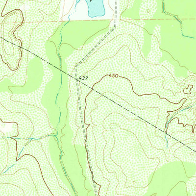 United States Geological Survey Freer NW, TX (1971, 24000-Scale) digital map
