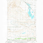 United States Geological Survey Freezeout Lake, MT (1960, 62500-Scale) digital map