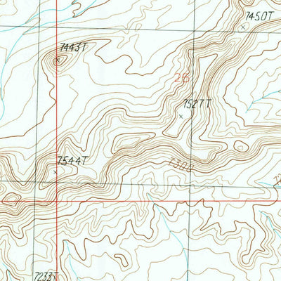 United States Geological Survey Freighter Gap, WY (1986, 24000-Scale) digital map