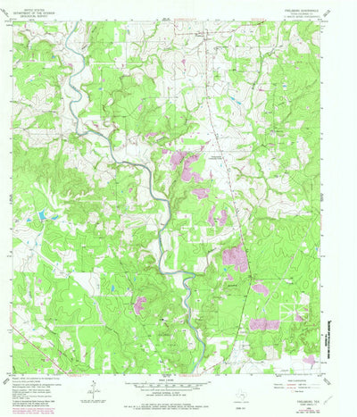 United States Geological Survey Frelsburg, TX (1958, 24000-Scale) digital map