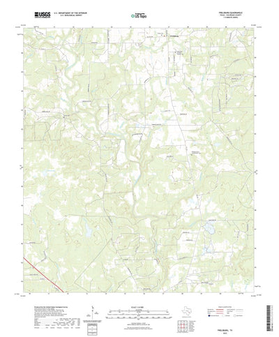 United States Geological Survey Frelsburg, TX (2022, 24000-Scale) digital map