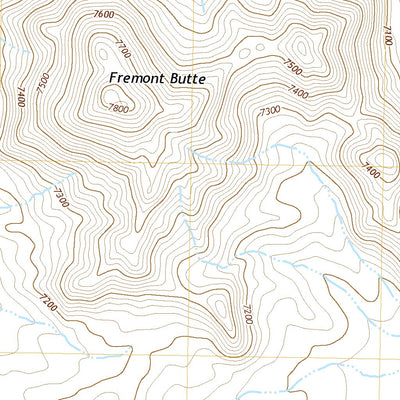 United States Geological Survey Fremont Butte, WY (2021, 24000-Scale) digital map