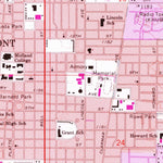 United States Geological Survey Fremont East, NE (1968, 24000-Scale) digital map