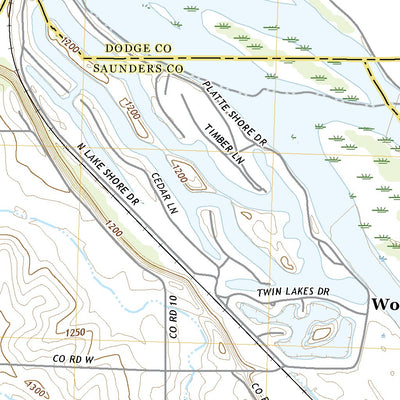 United States Geological Survey Fremont East, NE (2021, 24000-Scale) digital map