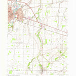 United States Geological Survey Fremont East, OH (1969, 24000-Scale) digital map