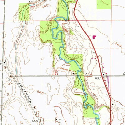 United States Geological Survey Fremont East, OH (1969, 24000-Scale) digital map