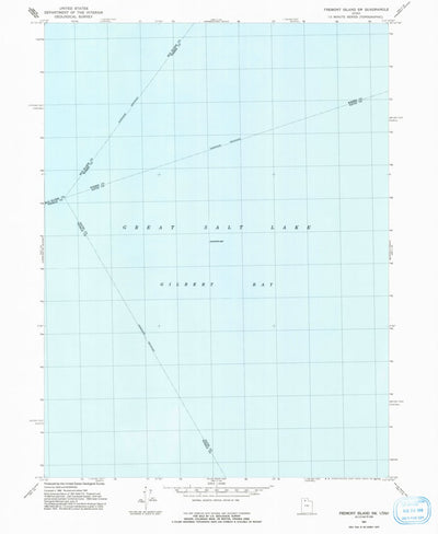 United States Geological Survey Fremont Island SW, UT (1991, 24000-Scale) digital map