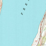 United States Geological Survey Fremont Lake South, WY (1964, 24000-Scale) digital map