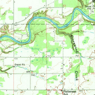 United States Geological Survey Fremont, MI (1958, 62500-Scale) digital map