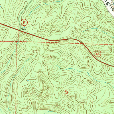 United States Geological Survey Fremont, MO (1968, 24000-Scale) digital map
