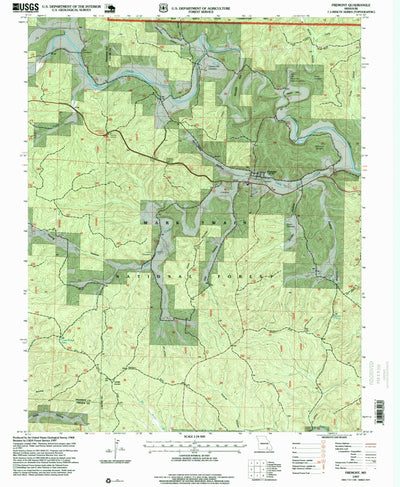 United States Geological Survey Fremont, MO (1997, 24000-Scale) digital map