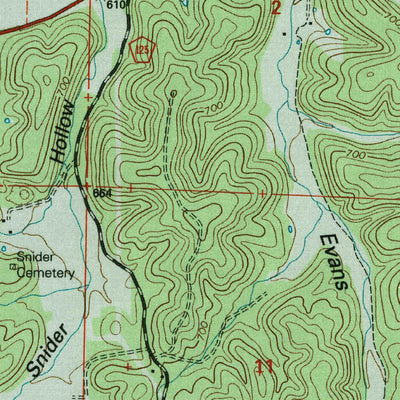 United States Geological Survey Fremont, MO (1997, 24000-Scale) digital map