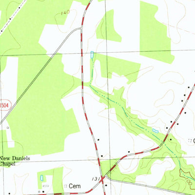 United States Geological Survey Fremont, NC (1978, 24000-Scale) digital map