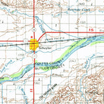 United States Geological Survey Fremont, NE-IA (1955, 250000-Scale) digital map