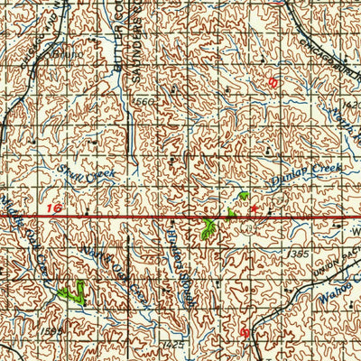 United States Geological Survey Fremont, NE-IA (1958, 250000-Scale) digital map