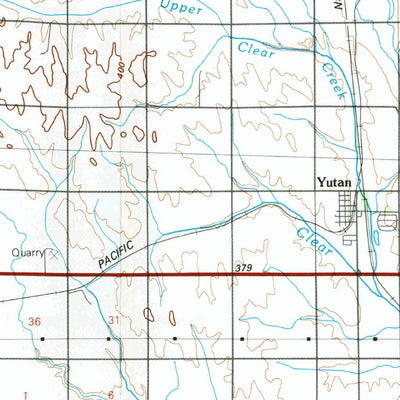 United States Geological Survey Fremont, NE-IA (1982, 100000-Scale) digital map
