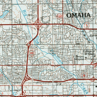 United States Geological Survey Fremont, NE-IA (1982, 100000-Scale) digital map