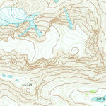 United States Geological Survey Fremont Peak North, WY (1968, 24000-Scale) digital map