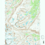United States Geological Survey Fremont Peak North, WY (1991, 24000-Scale) digital map