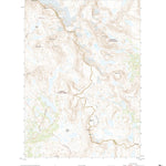 United States Geological Survey Fremont Peak South, WY (2021, 24000-Scale) digital map
