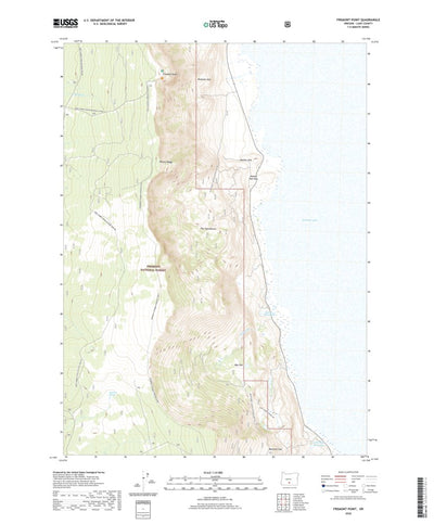 United States Geological Survey Fremont Point, OR (2020, 24000-Scale) digital map