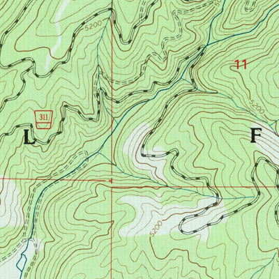 United States Geological Survey French Basin, MT (1998, 24000-Scale) digital map