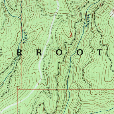 United States Geological Survey French Basin, MT (1998, 24000-Scale) digital map