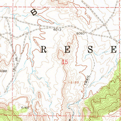 United States Geological Survey French Butte, AZ (1967, 24000-Scale) digital map