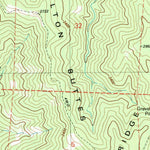 United States Geological Survey French Camp Ridge, CA (1983, 24000-Scale) digital map