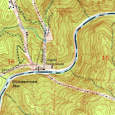United States Geological Survey French Corral, CA (1948, 24000-Scale) digital map