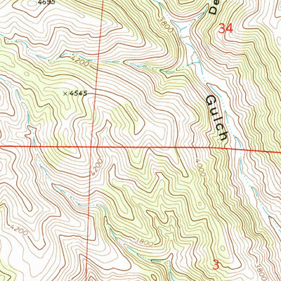 United States Geological Survey French Gulch, OR (1967, 24000-Scale) digital map