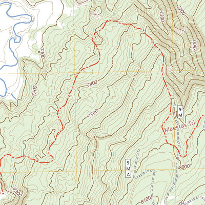 United States Geological Survey French Mesa, NM (2023, 24000-Scale) digital map