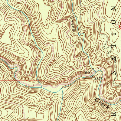 United States Geological Survey French Mountain, ID (1965, 24000-Scale) digital map