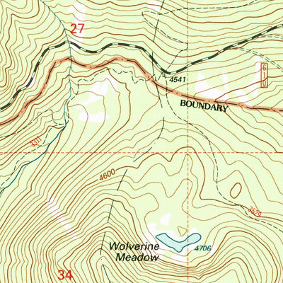 United States Geological Survey French Mountain, OR (1997, 24000-Scale) digital map