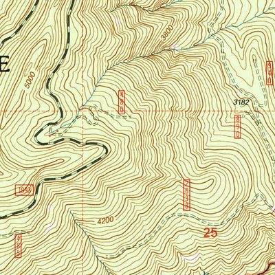 United States Geological Survey French Mountain, OR (1997, 24000-Scale) digital map