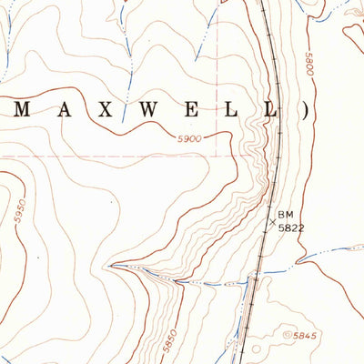 United States Geological Survey French, NM (1965, 24000-Scale) digital map