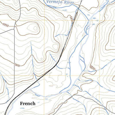United States Geological Survey French, NM (2023, 24000-Scale) digital map