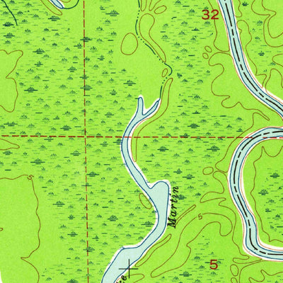 United States Geological Survey French Settlement, LA (1953, 24000-Scale) digital map
