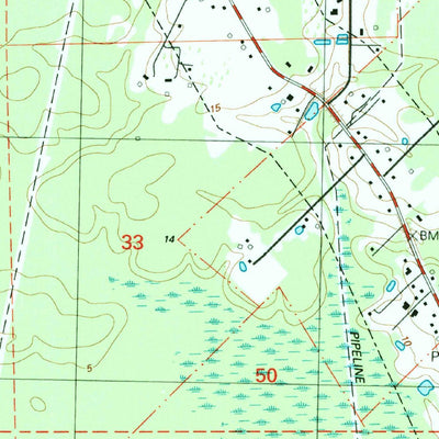 United States Geological Survey French Settlement, LA (1991, 24000-Scale) digital map