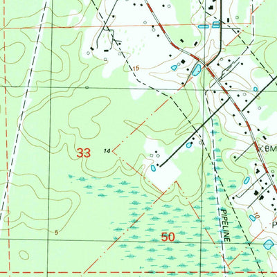 United States Geological Survey French Settlement, LA (1991, 24000-Scale) digital map
