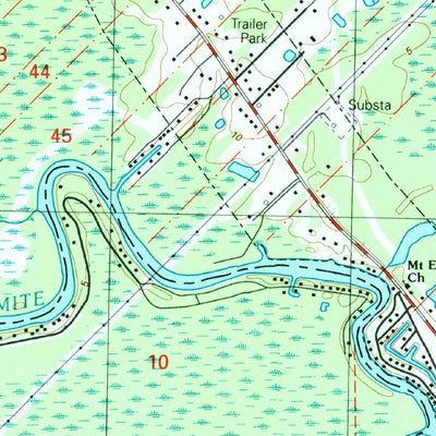 United States Geological Survey French Settlement, LA (1991, 24000-Scale) digital map