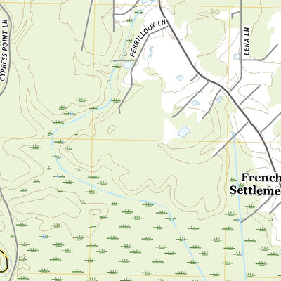 United States Geological Survey French Settlement, LA (2020, 24000-Scale) digital map
