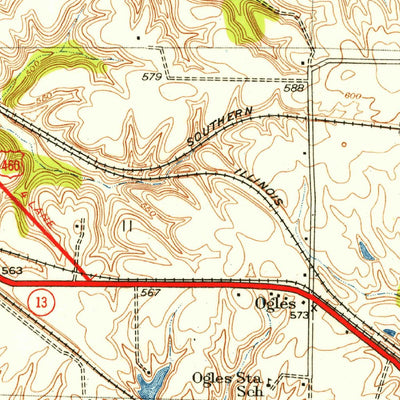 United States Geological Survey French Village, IL (1931, 24000-Scale) digital map
